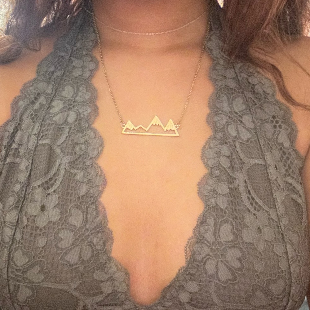Gold Mountains Necklace